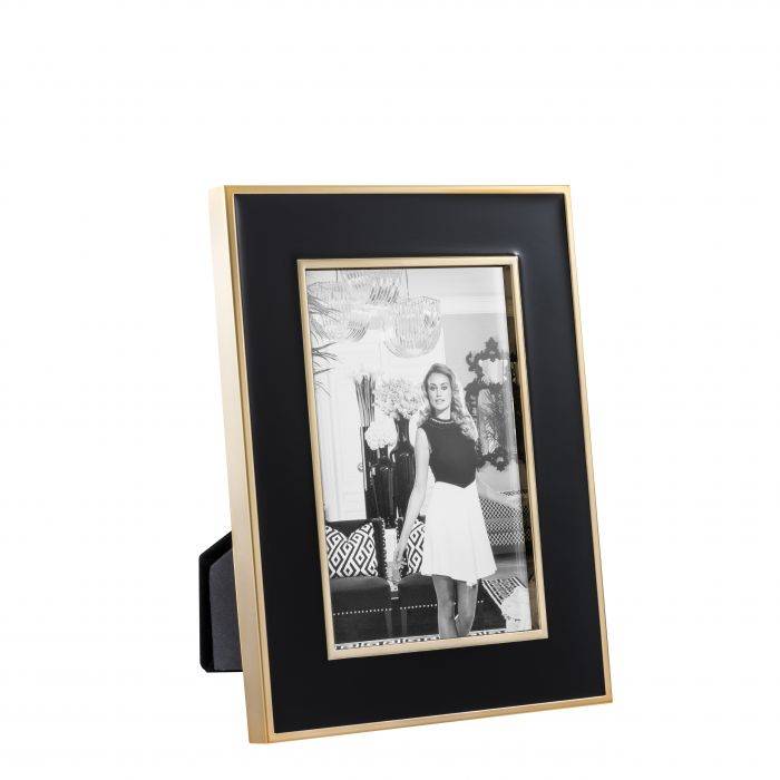 Eichholtz 110719 Picture Frame Lantana black gold finish S set of 6
