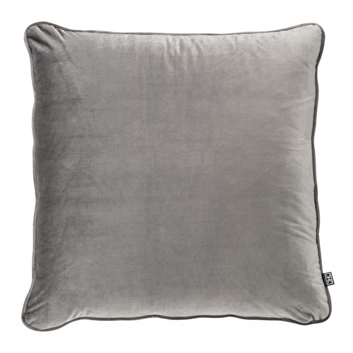 Eichholtz 112028 Pillow Roche porpoise grey velvet 60 x 60 cm 
