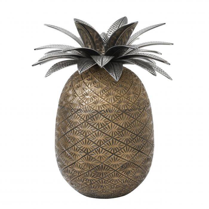 Eichholtz 111553 Box Pineapple ant brass finish | tar silver plated