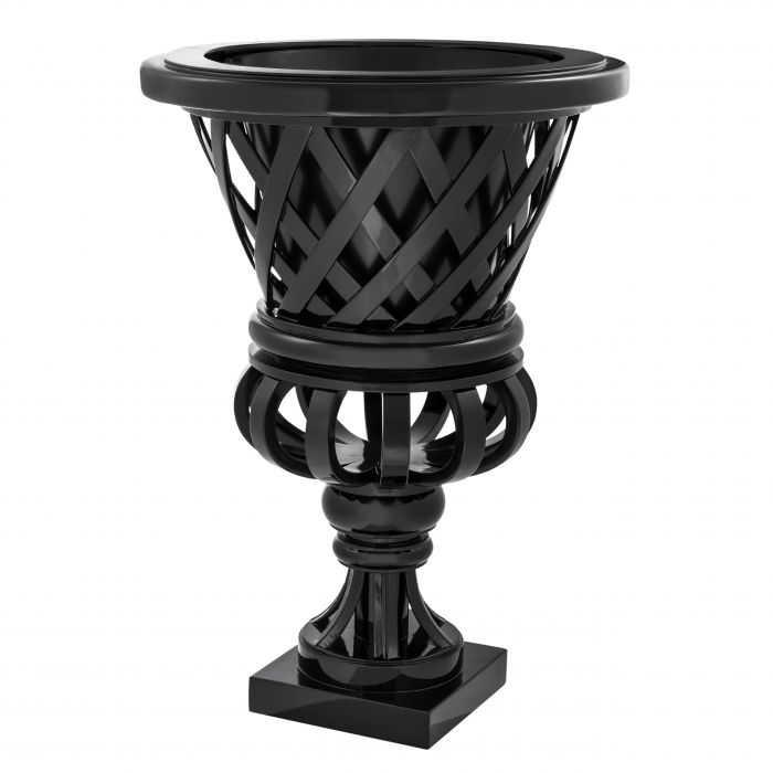 Eichholtz 110601 Planter Cypress Gardens piano black finish