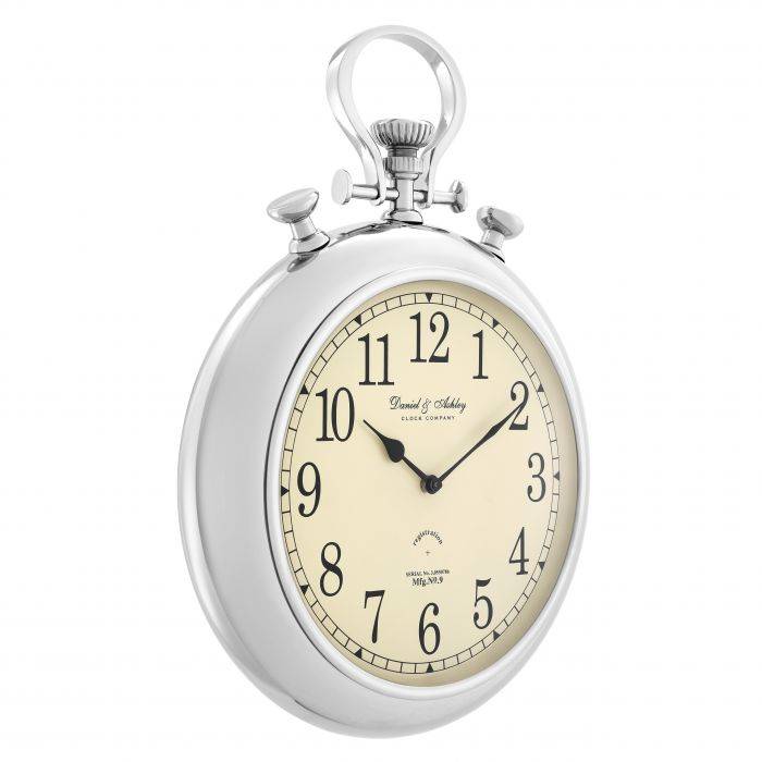 Eichholtz 104986 Pocket Clock nickel finish