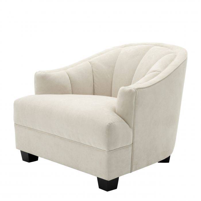 Eichholtz 111272 Chair Polaris ecru velvet
