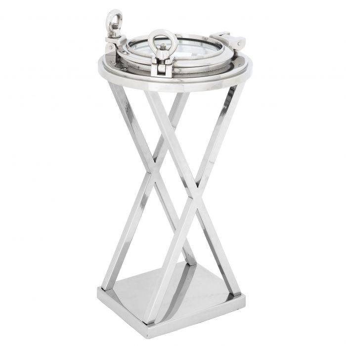 Eichholtz 106602 Side Table Porthole HMS Victory nickel finish