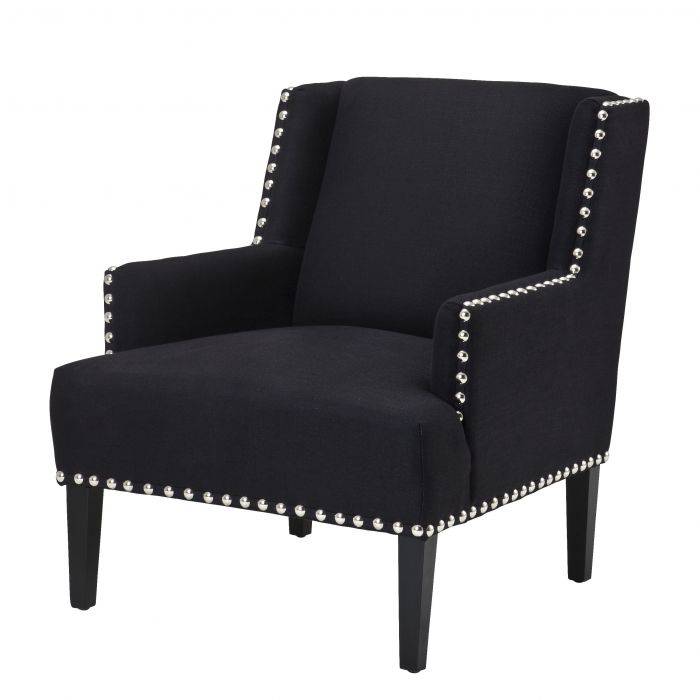 Eichholtz 108741U Club Chair Randall black linen look - U