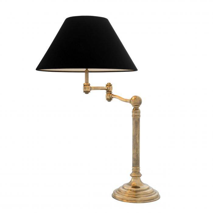 Eichholtz 111577 Table Lamp Regis vintage brass finish incl shade 