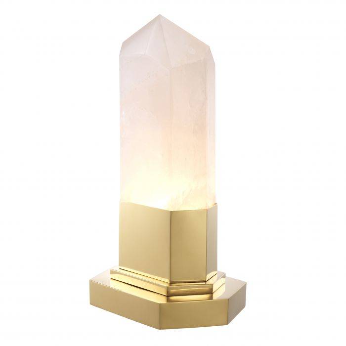 Eichholtz 112069 Table Lamp Rock Crystal gold finish