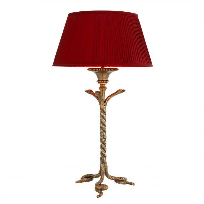 Eichholtz 111657 Table Lamp Rossella incl burgundy shade