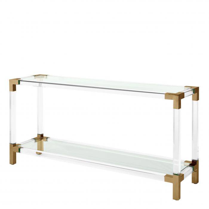 Eichholtz 111986 Console Table Royalton brushed brass finish 