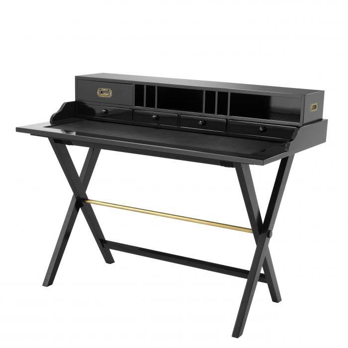 Eichholtz 111472 Travel Desk Sahara black finish