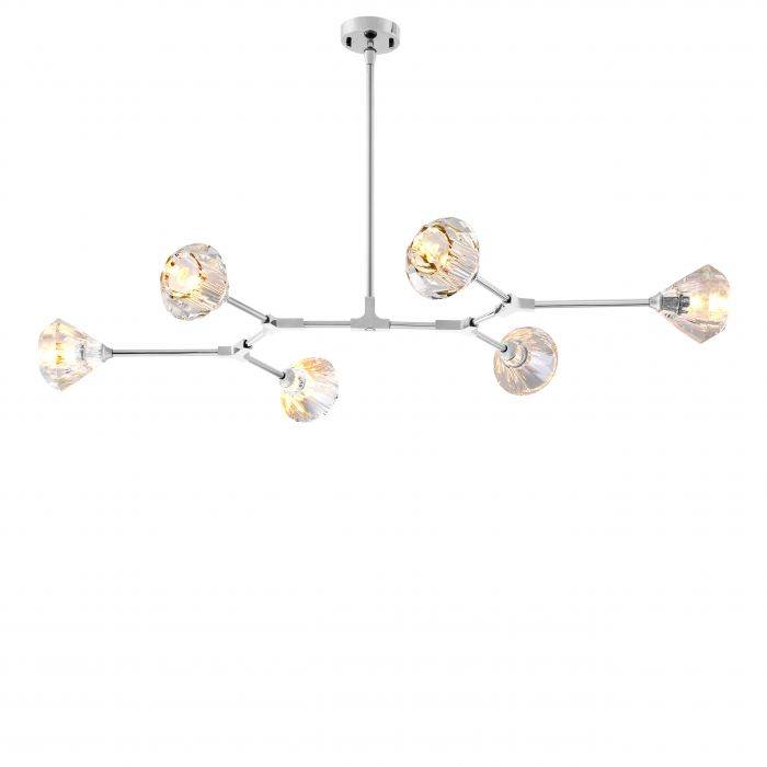 Eichholtz 111043 Chandelier Salasco nickel finish