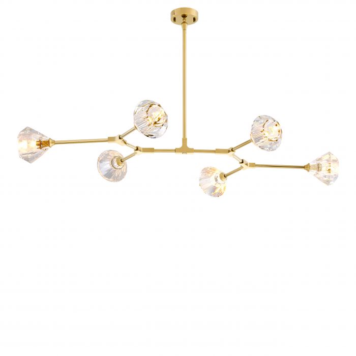 Eichholtz 111044UL Chandelier Salasco gold finish UL