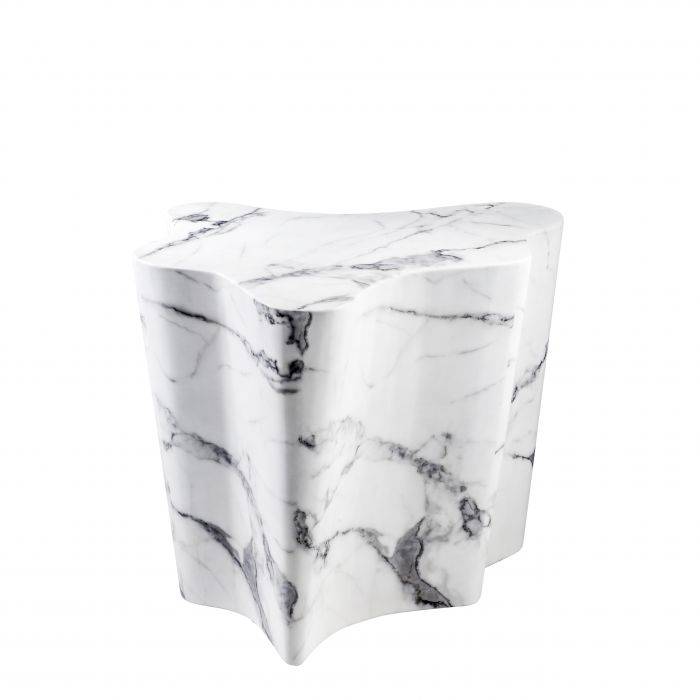 Eichholtz 110780 Side Table Sceptre white faux marble