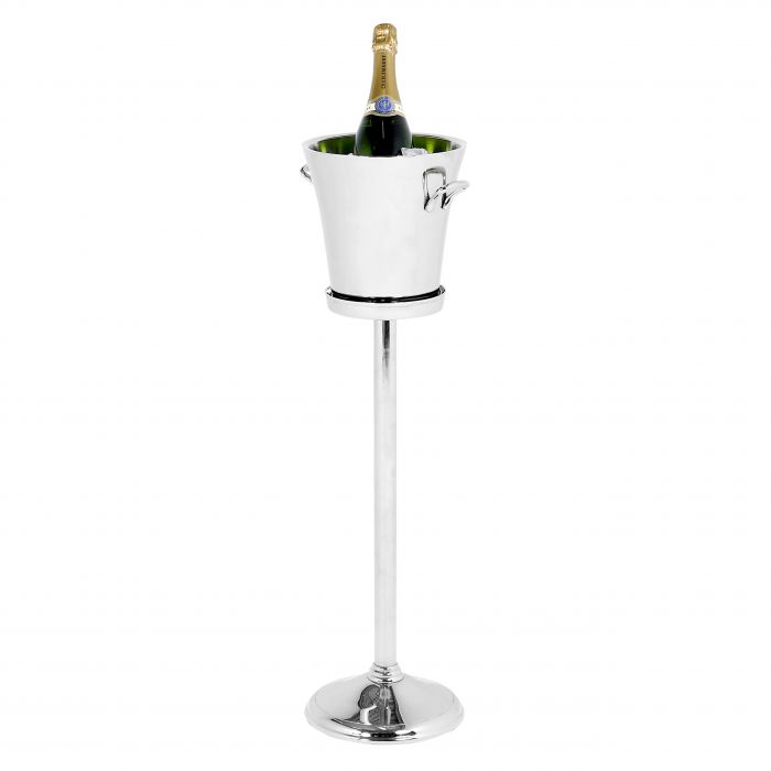 Eichholtz 104989 Wine Cooler Selous nickel finish on stand