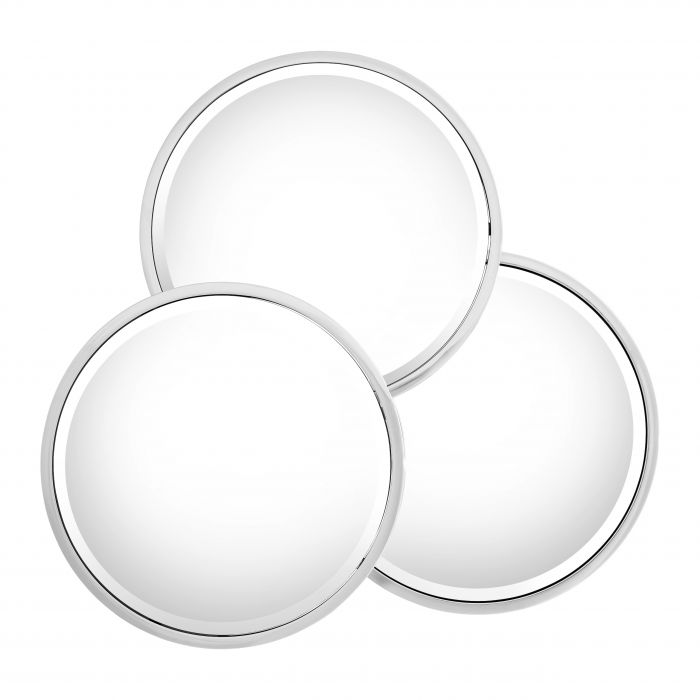 Eichholtz 112308 Mirror Sensation Round polished stainless steel