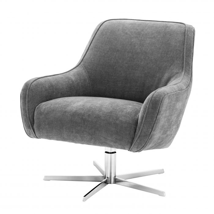 Eichholtz 112036 Swivel Chair Serena clarck grey