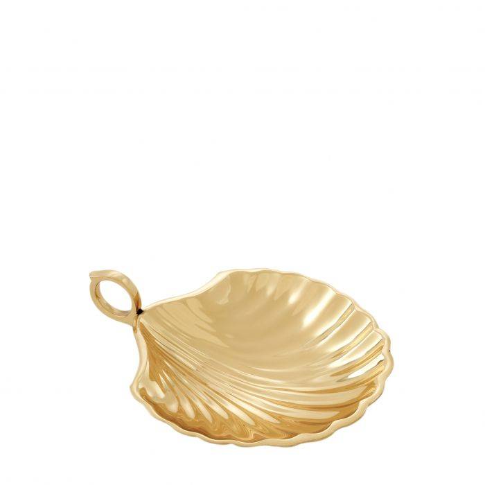 Eichholtz 109382 Tray Shell polished brass S