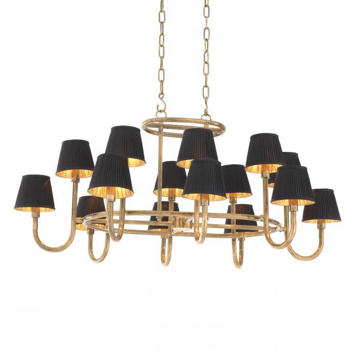 Eichholtz 111886 Chandelier Sparrows vintage brass finish