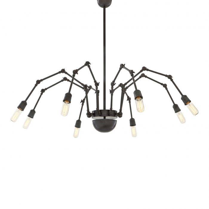 Eichholtz 108576 Ceiling Lamp Spider 8 light bronze finish