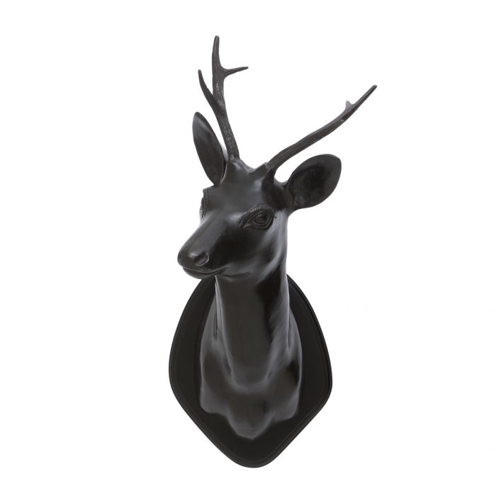 Eichholtz 107572 Stag Head antique bronze set of 2 