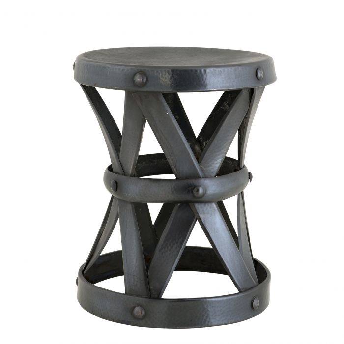 Eichholtz 106868 Stool Veracruz gunmetal bronze finish