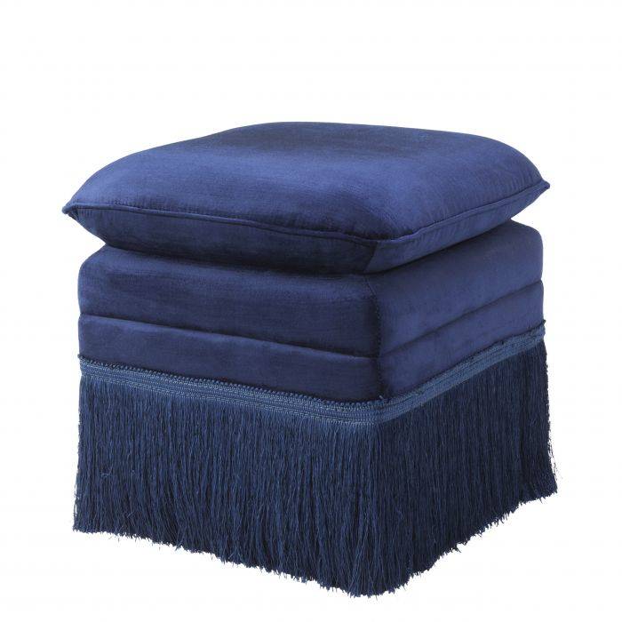 Eichholtz 110075 Stool Rochas essex blue