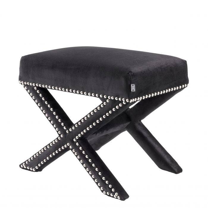 Eichholtz 110116 Stool Perugia essex black