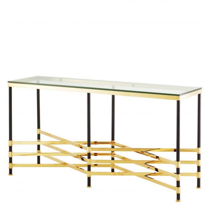 Eichholtz 112373 Console Table Strato gold & black finish