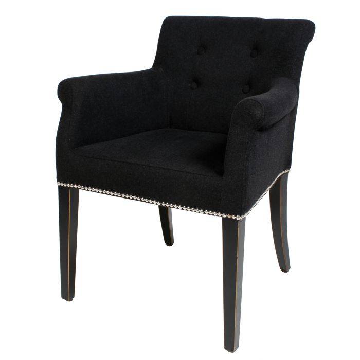 Eichholtz 106486U Dining Chair Tampa black cashmere - U