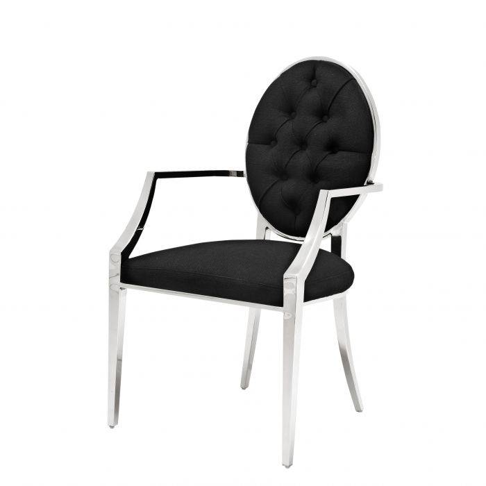 Eichholtz 109022 Dining Chair Tayler panama black