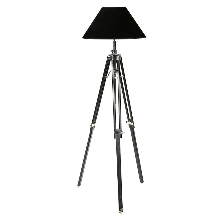 Eichholtz 103274 Floor Lamp Telescope L black incl shade