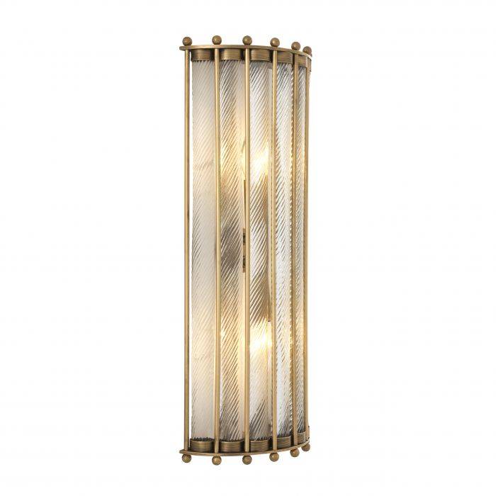 Eichholtz 111579 Wall Lamp Tiziano antique brass finish 