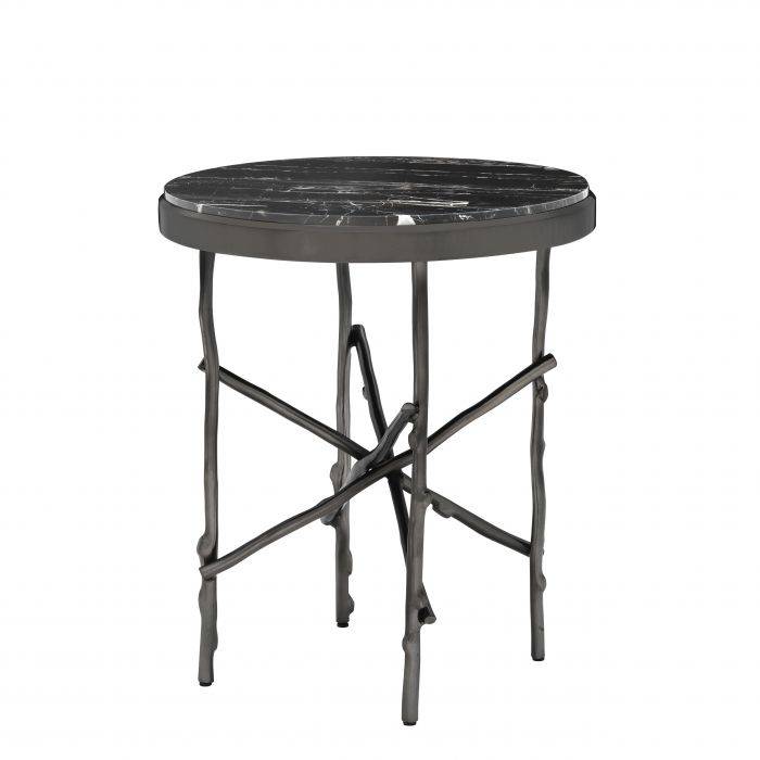 Eichholtz 111990 Side Table Tomasso bronze finish portoro marble