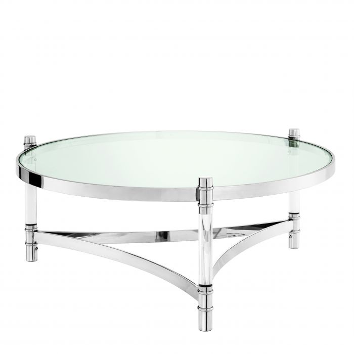 Eichholtz 111146 Coffee Table Trento polished ss