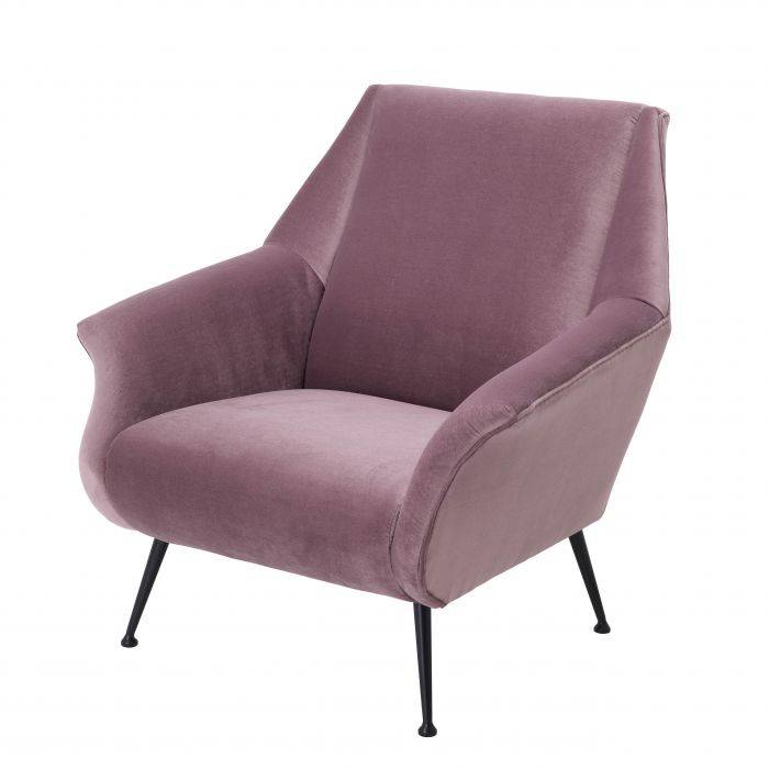 Eichholtz 111447 Chair Trezzo lilac velvet