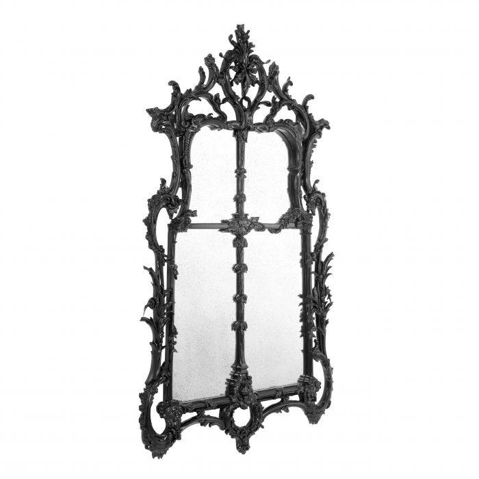Eichholtz 111454 Mirror Triomphe waxed black finish