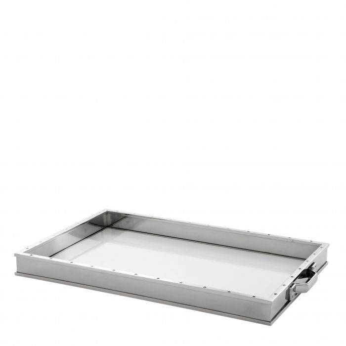 Eichholtz 108928 Tray Trouvaille nickel finish 60 x 40 cm