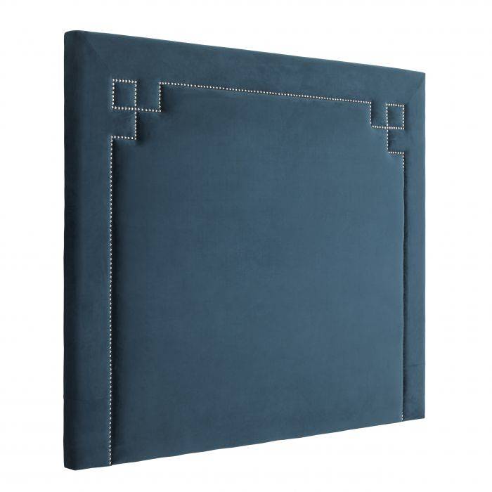 Eichholtz 111298 Headboard Truman roche blue velvet 