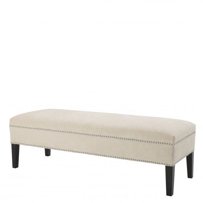 Eichholtz 111483 Bench Truman ecru velvet