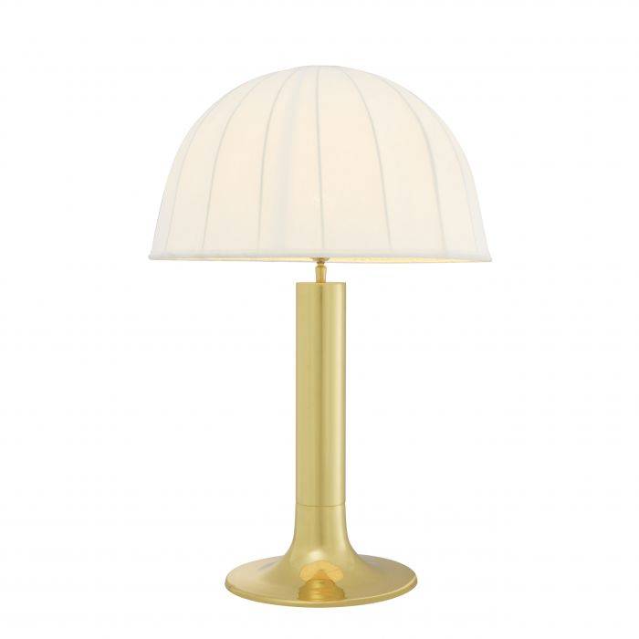 Eichholtz 111551 Table Lamp Veronique polished brass incl shade