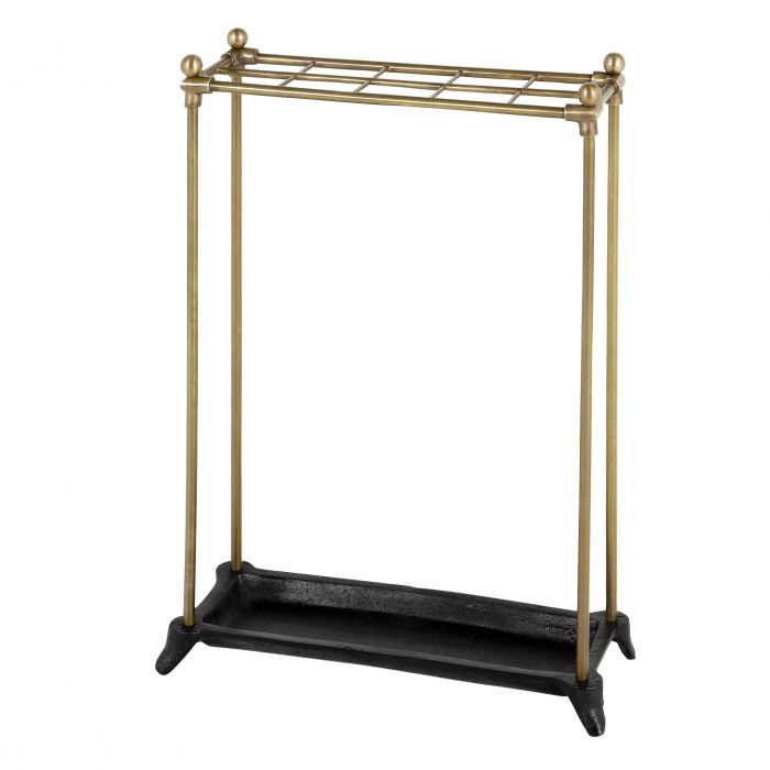 Eichholtz 103511 Walking Stick Holder antique brass finish