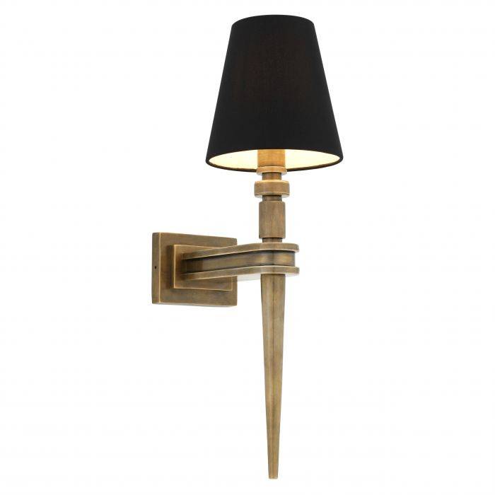 Eichholtz 110986 Wall Lamp Waterloo Single vintage brass finish inc