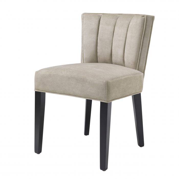 Eichholtz 112137 Dining Chair Windhaven greige velvet