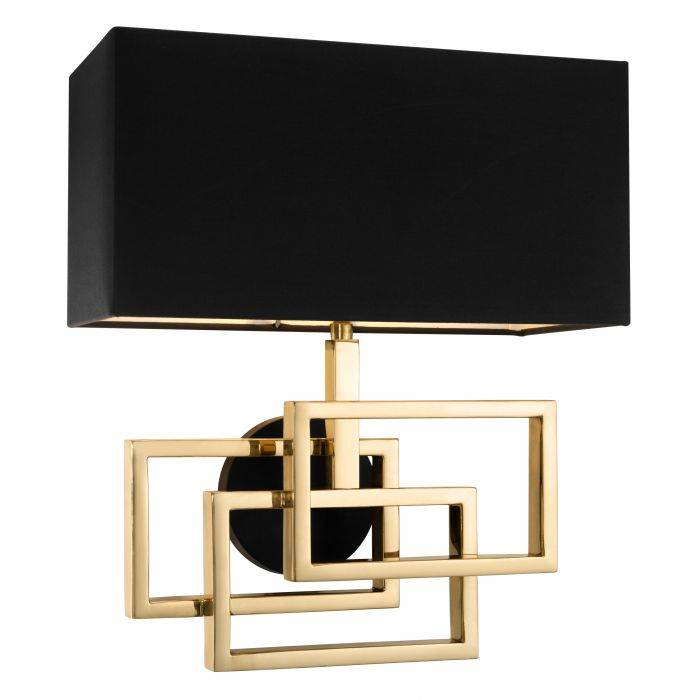 Eichholtz 111609 Wall Lamp Windolf polished brass incl shade