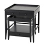 Иконка Eichholtz 103210 Side Table Bleeker black finish set of 2