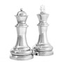 Иконка Eichholtz 105147 Chess King & Queen polished aluminium