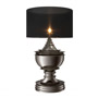 Иконка Eichholtz 105482 Table Lamp Silom black nickel incl organza shade