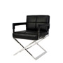 Иконка Eichholtz 106344U Desk Chair Cross black leather look - U