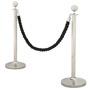 Иконка Eichholtz 106517 Stanchion Post Chandor polished steel set of 2