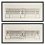 Иконка Eichholtz 106540 Prints EC186 La façade du Louvre set of 2