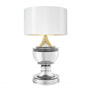 Иконка Eichholtz 107130 Table Lamp Silom nickel finish incl white shade